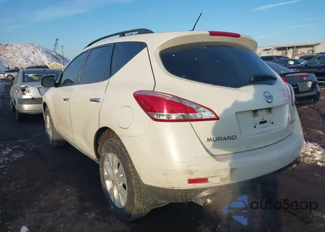 2011 Nissan Murano Sv из США, поврежденный, VIN JN8AZ1MW1BW152792